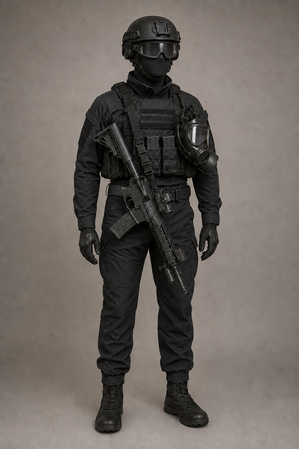 대한민국 대테러 요원 개인장비(임무별 구성 예시) (ROK Counterterrorism Loadout) 복식과 무장 장비 복원 이미지