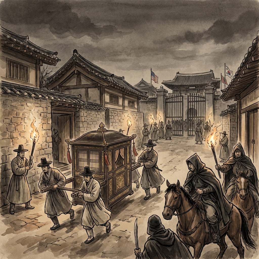 아관파천과 주권의 유린 (서기 1896년) 역사 자료 이미지