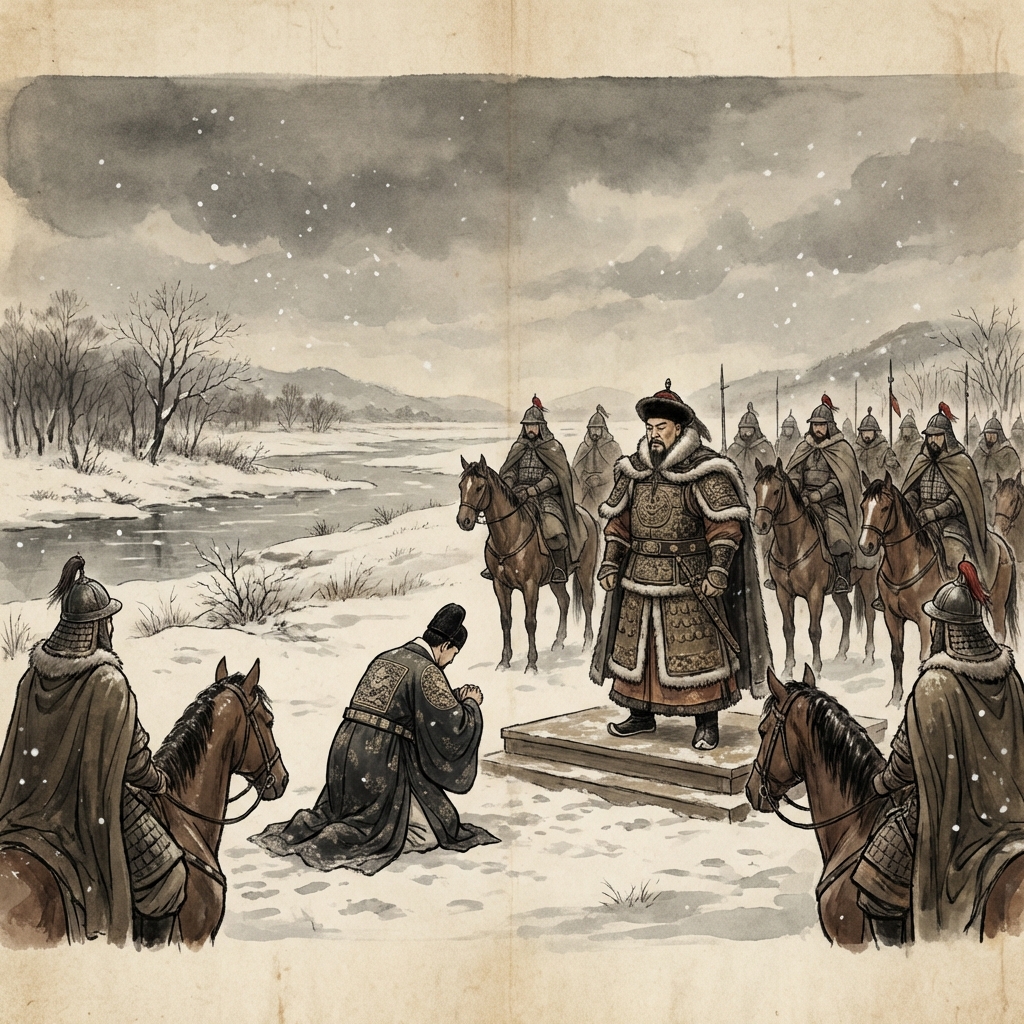 병자호란과 삼전도의 굴욕 (1636년) 역사 자료 이미지