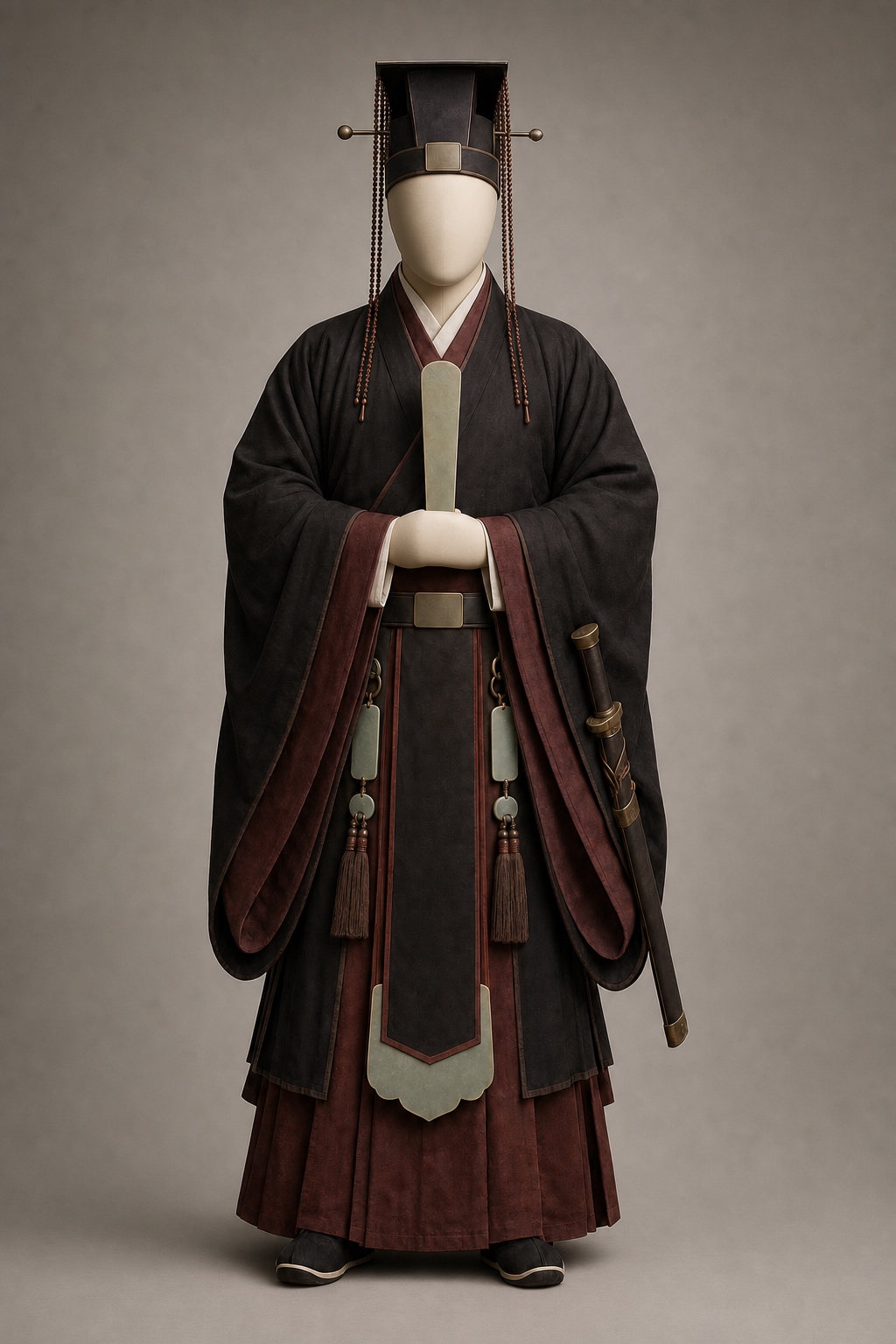 서진~남북조 군주 (Jin–Northern & Southern Dynasties Ruler) 복식과 무장 장비 복원 이미지