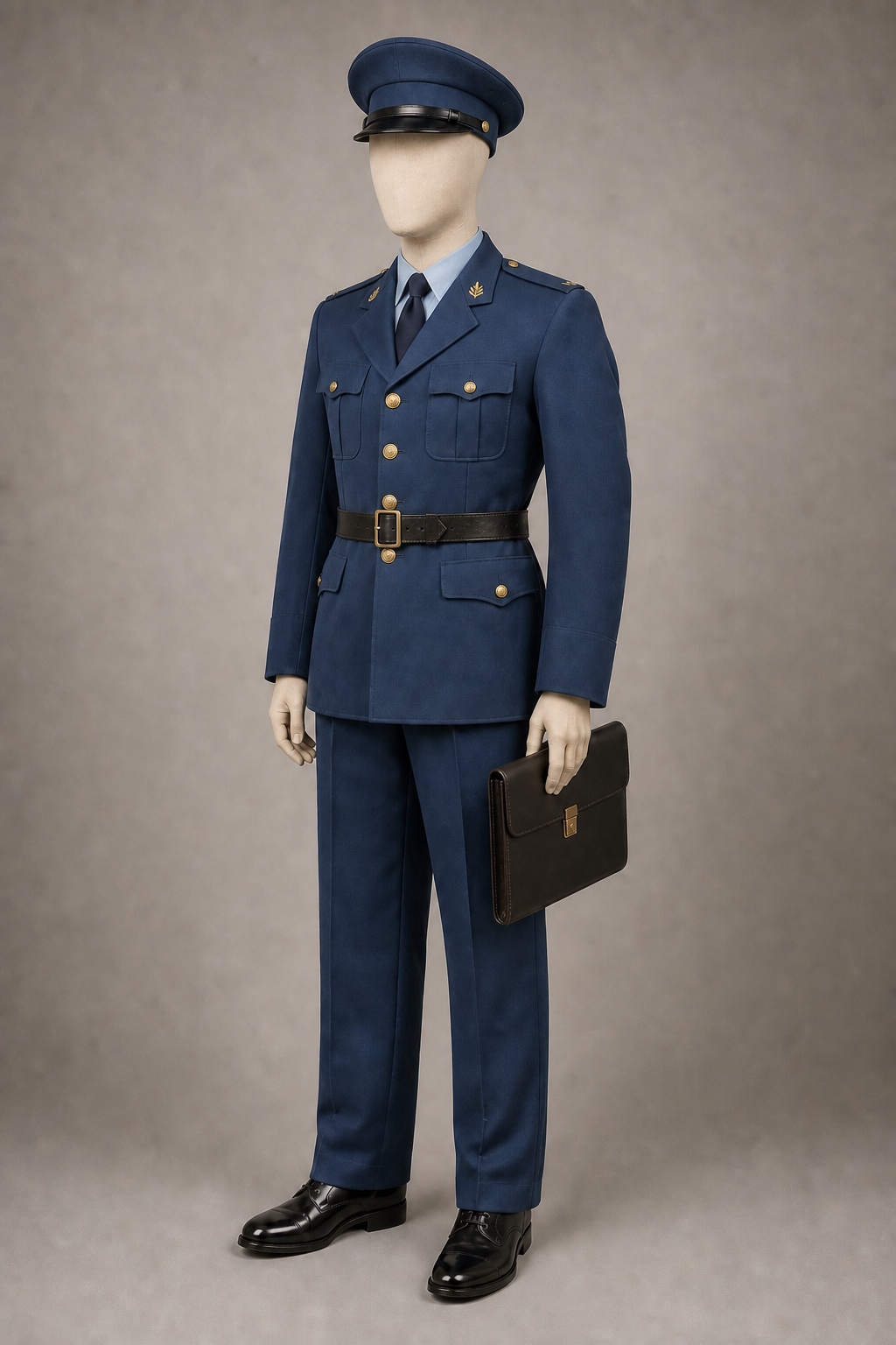 인민해방군 공군 장교 정복 (PLA Air Force Officer) 복식과 무장 장비 복원 이미지