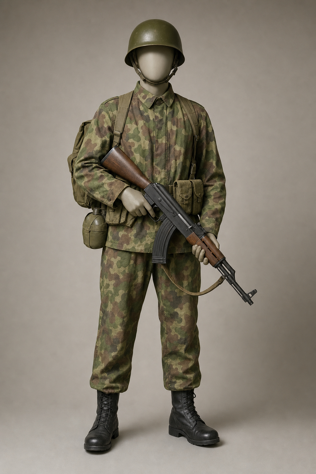 인민해방군 87식 보병 (PLA Type 87 Infantryman) 복식과 무장 장비 복원 이미지