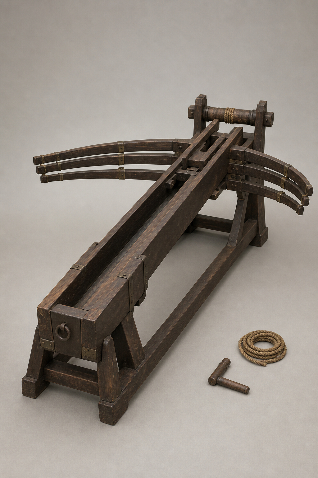 송(宋) 대형 상노·공성 쇠뇌 (Song Bed Crossbow) 복식과 무장 장비 복원 이미지