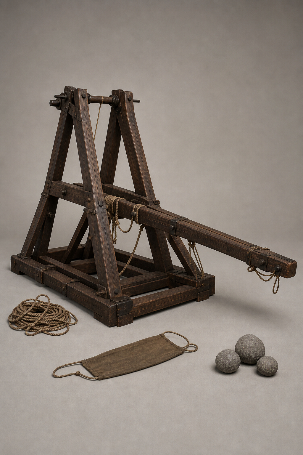 송(宋) 견인식 투석기 (Song Traction Trebuchet) 복식과 무장 장비 복원 이미지