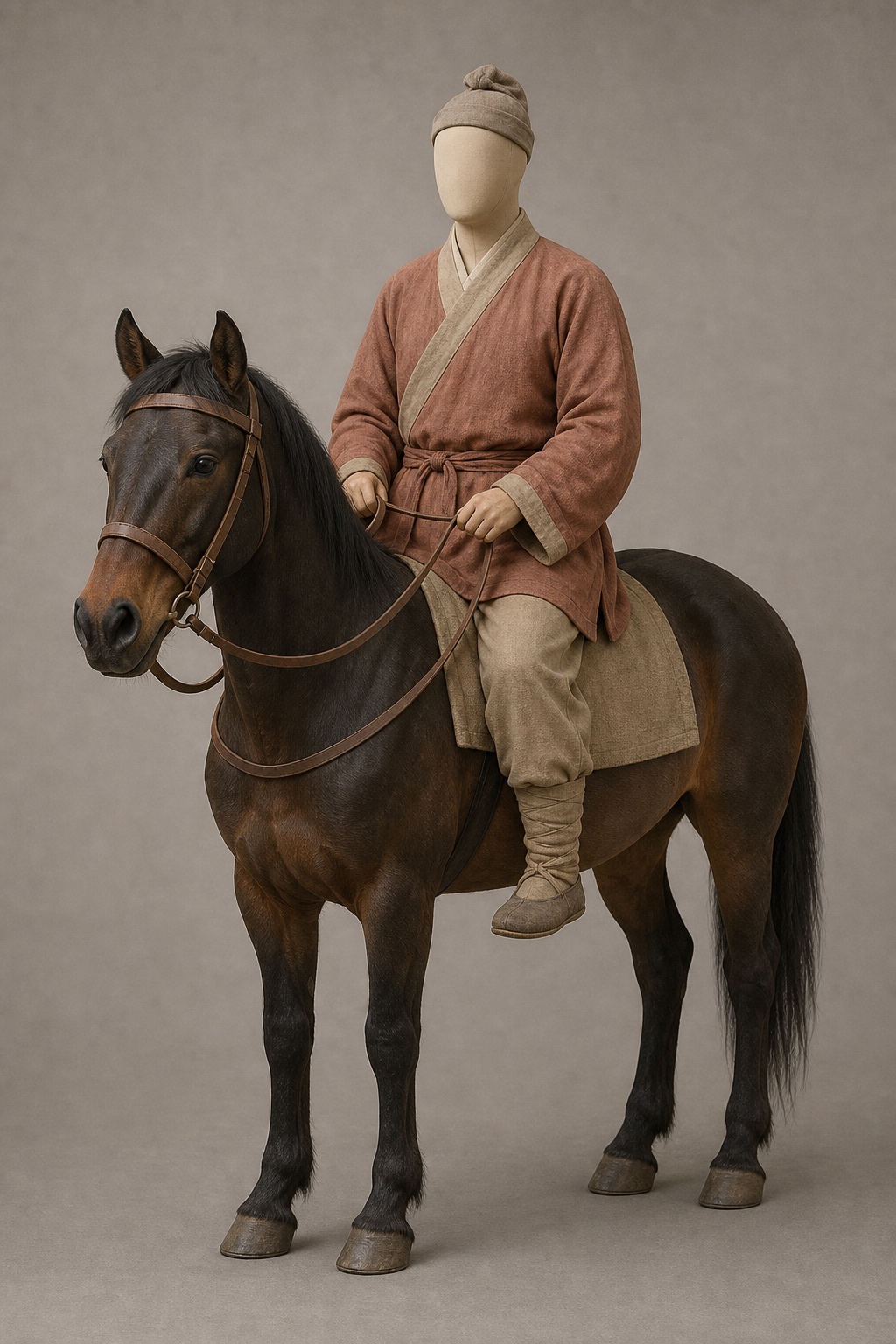 서한 일반 기병용 비교 복원 (Western Han General Cavalry-Figurine Comparison) 복식과 무장 장비 복원 이미지