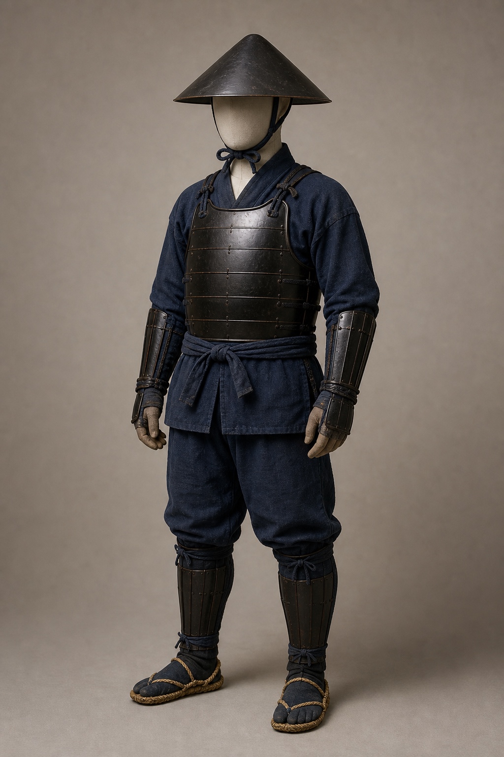 에도 도키가 오카시구소쿠 (Toki Family Loan Armor) 복식과 무장 장비 복원 이미지