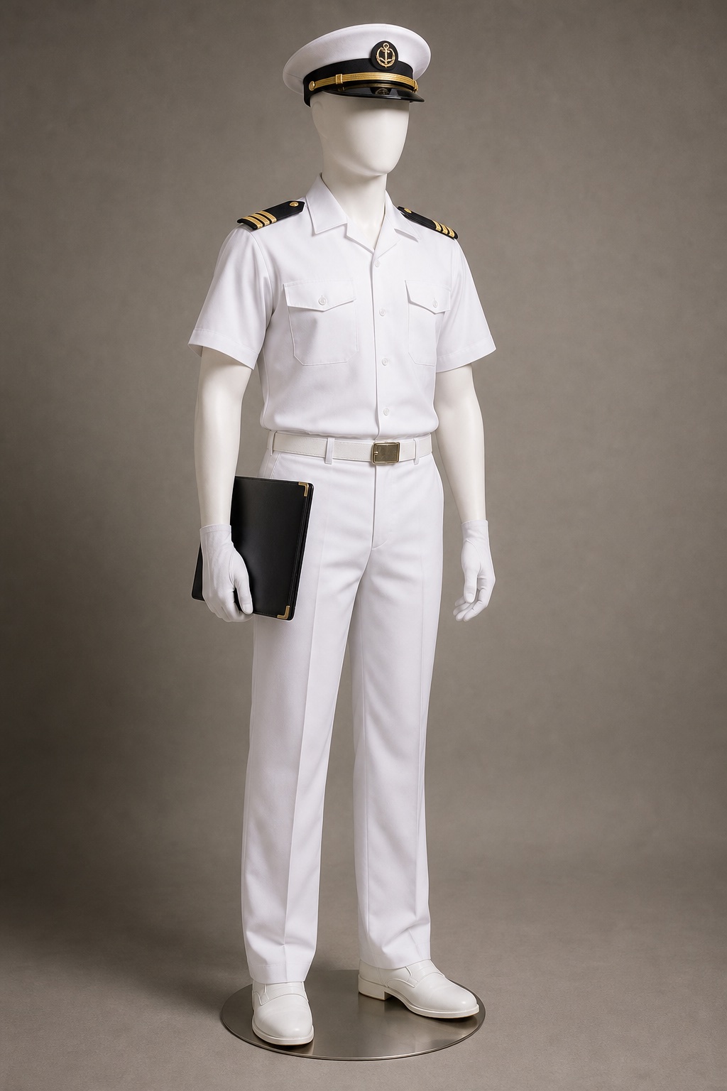 해상자위대 간부 제1종 하정복 (JMSDF Officer Type I Summer Dress) 복식과 무장 장비 복원 이미지