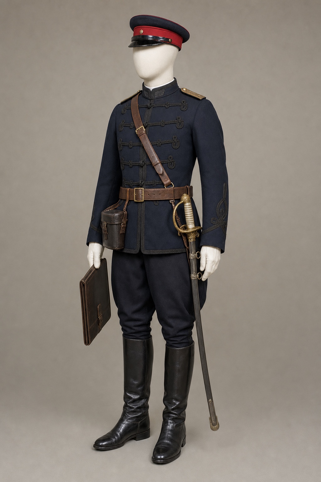 러일전쟁기 일본육군 장교 복제 계보 (IJA Officer Dress Lineage) 복식과 무장 장비 복원 이미지