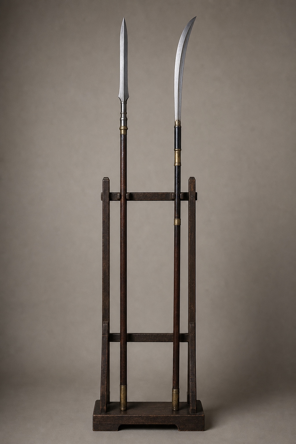 13세기 나기나타·16세기 스야리 비교 (Naginata and Su-yari Comparison) 복식과 무장 장비 복원 이미지