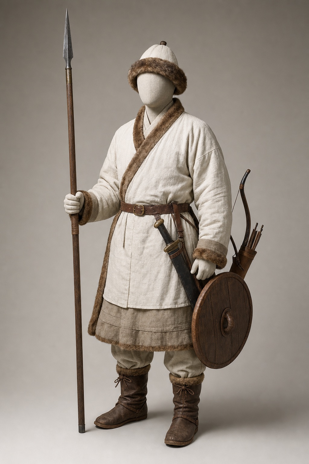 부여 복식·무기 문헌 비교 (Buyeo Clothing and Arms in Textual Records) 복식과 무장 장비 복원 이미지