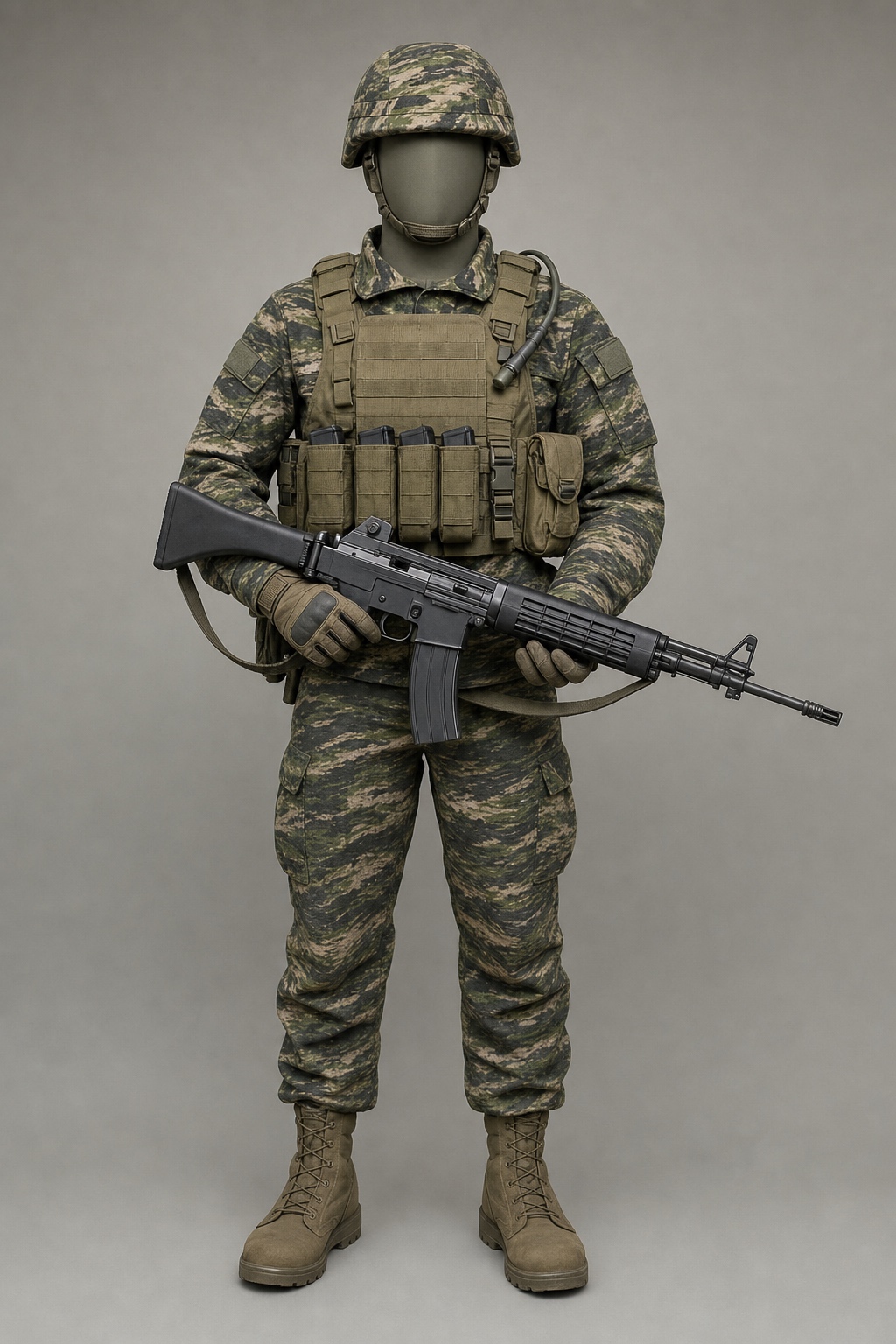 2026 칸 퀘스트 해병대 워리어플랫폼 (ROK Marines at Khaan Quest 2026) 복식과 무장 장비 복원 이미지