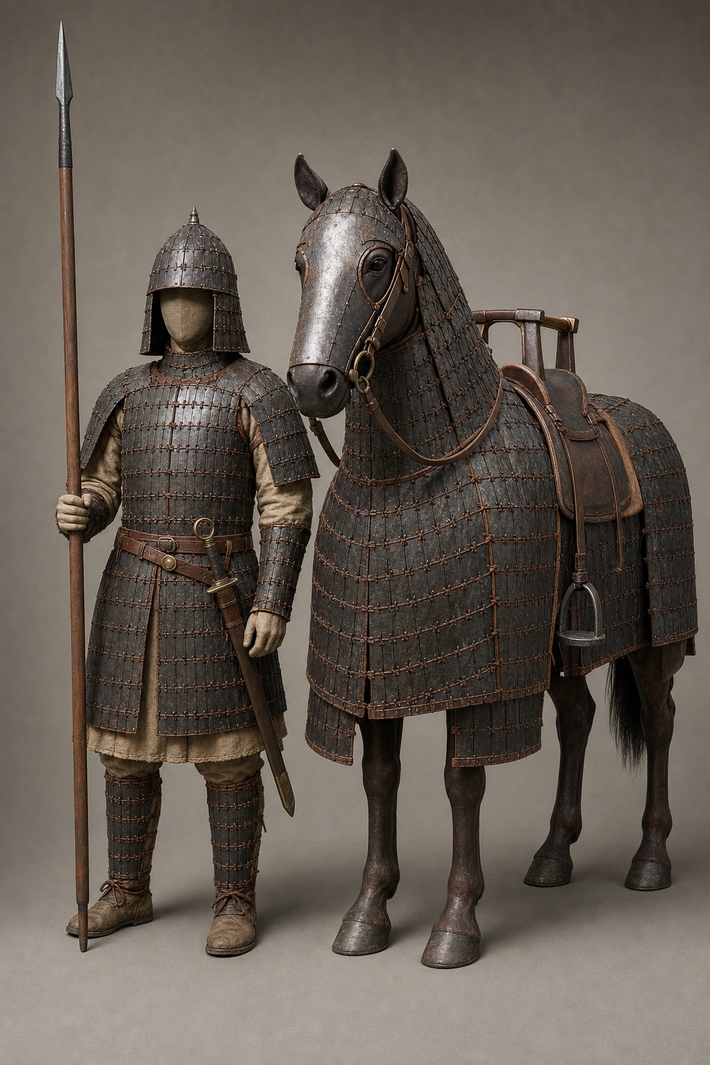 쪽샘 C10호 마주·마갑 비교복원 (Jjoksaem C10 Horse Armor Reconstruction) 복식과 무장 장비 복원 이미지