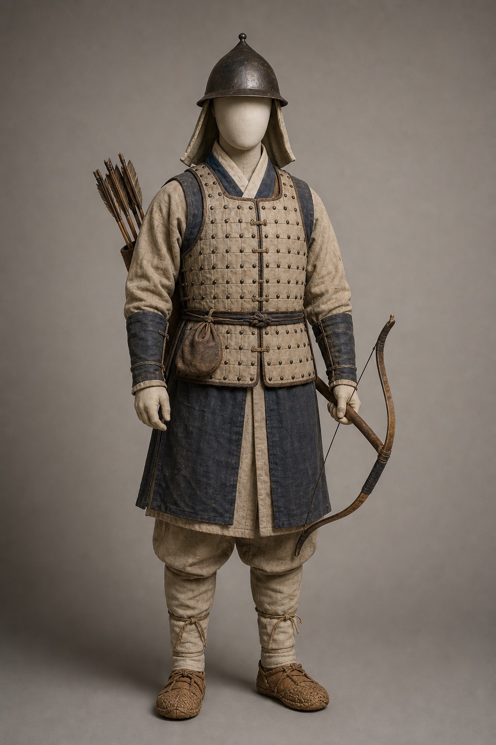 조선 훈련도감 사수(삼수 편제) (Joseon Hunryeondogam Archer) 복식과 무장 장비 복원 이미지
