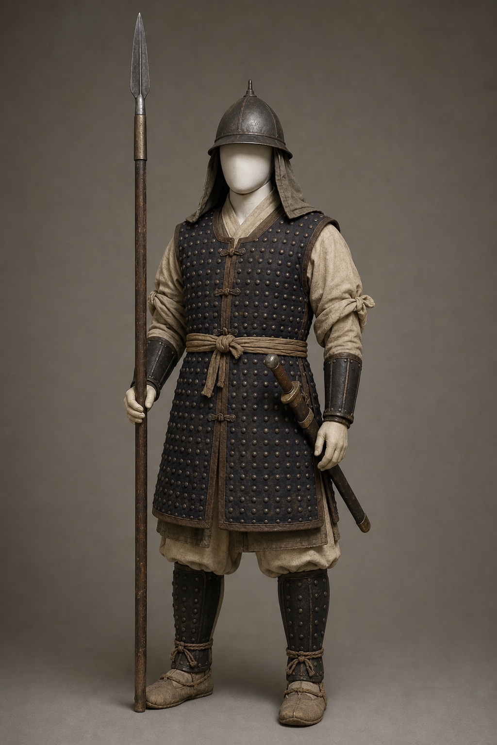 조선 훈련도감 살수(1594년 삼수 편제) (Joseon Salsu, 1594) 복식과 무장 장비 복원 이미지