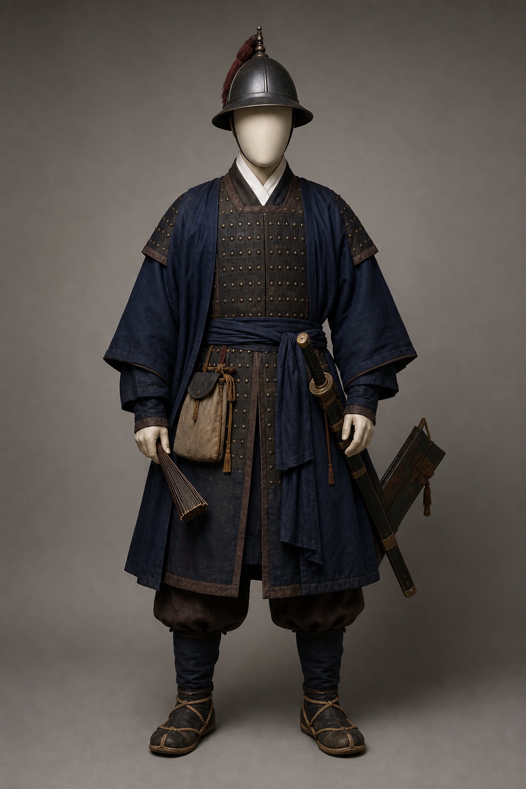 조선 훈련도감 군관 복식(1601년 이후 유형) (Joseon Hunryeondogam Officer) 복식과 무장 장비 복원 이미지