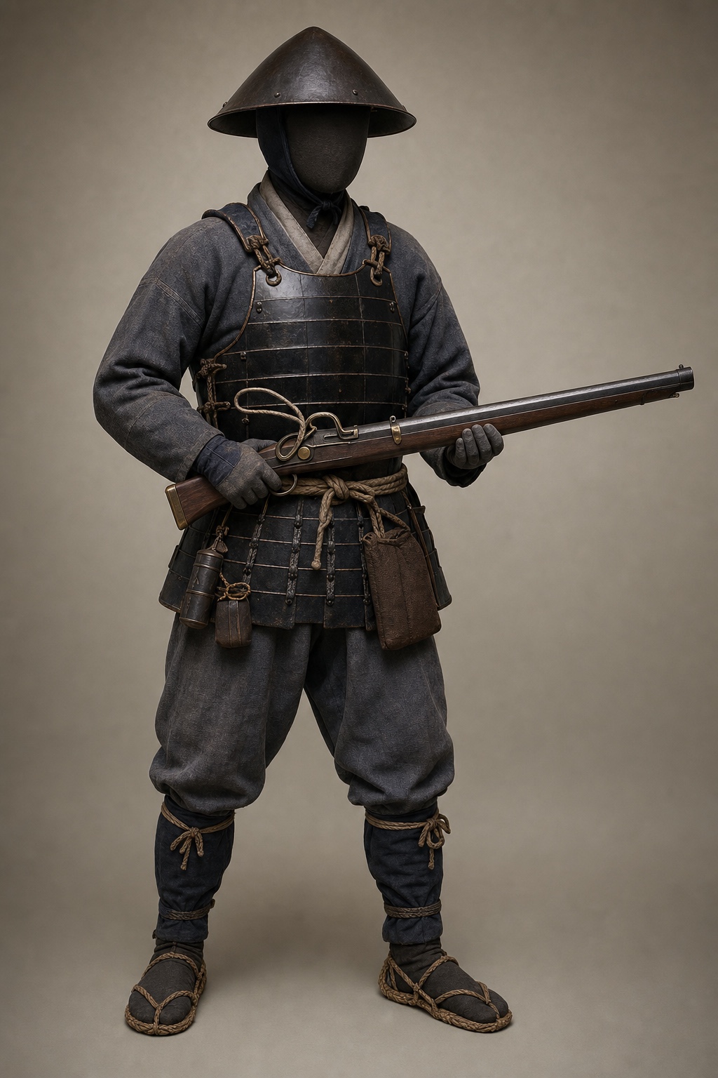 1592~1598년 일본군 조총수 장비유형 비교 (Japanese Matchlock Gunner, Imjin War Comparison) 복식과 무장 장비 복원 이미지