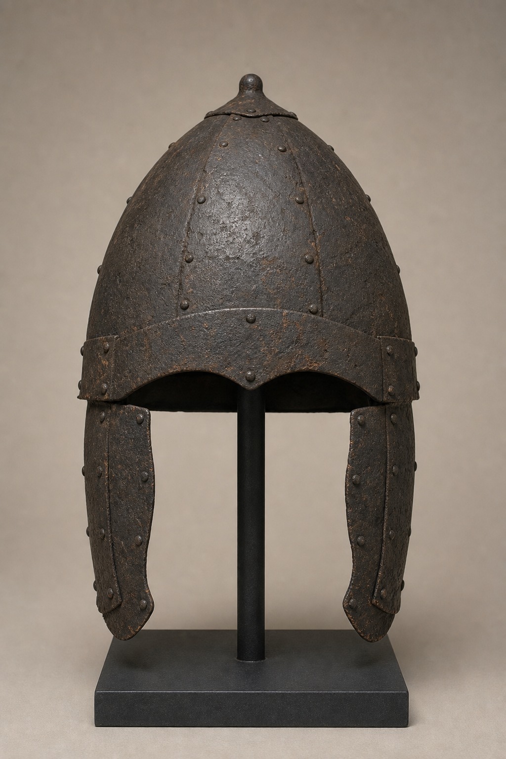 신라 철제투구 (Silla Iron Helmet, Oksung-ri) 복식과 무장 장비 복원 이미지