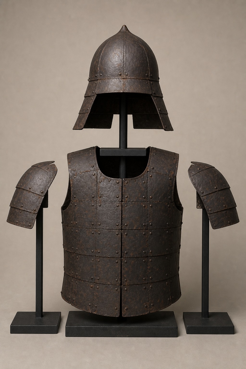 대가야 판갑·투구 세트 (Daegaya Plate Armor & Helmet Set) 복식과 무장 장비 복원 이미지