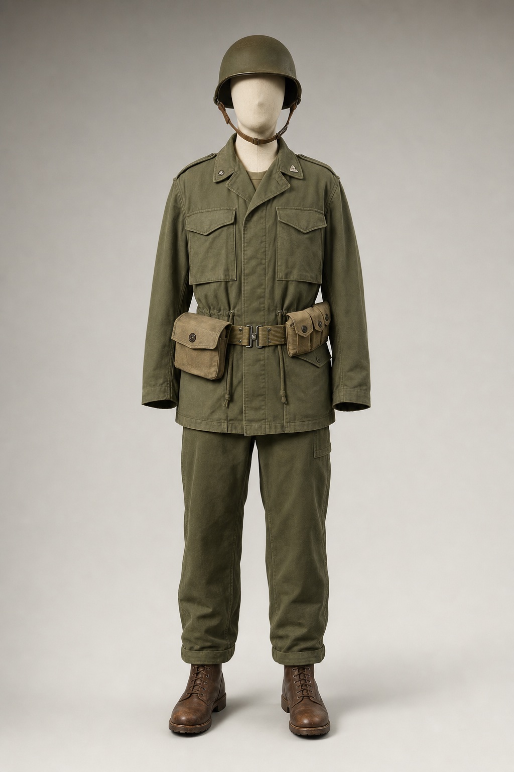 대한민국 육군 야전재킷 M-1943 (ROK Army Field Jacket M-1943) 복식과 무장 장비 복원 이미지