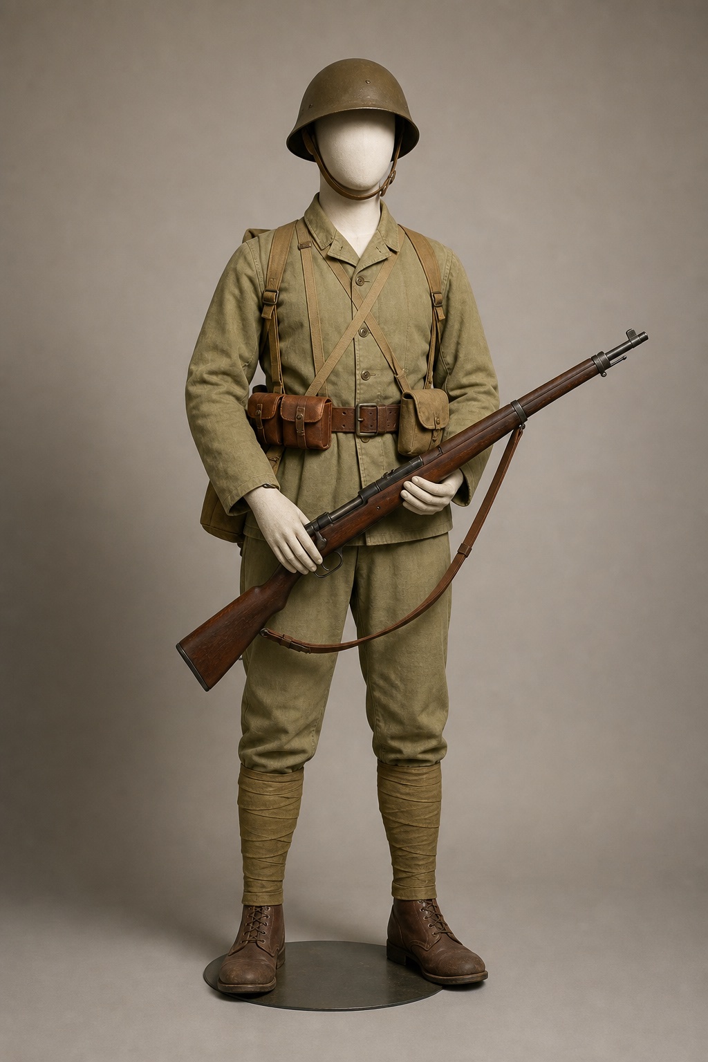 일본해군 상륙부대 수병 복식 비교 (IJN Landing Force Seaman Dress) 복식과 무장 장비 복원 이미지