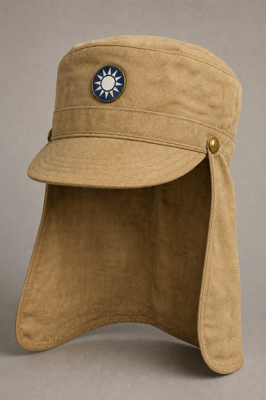 중화민국 국민혁명군 장교 하계 근무모 단품 (ROC NRA Officer Summer Service Cap) 복식과 무장 장비 복원 이미지