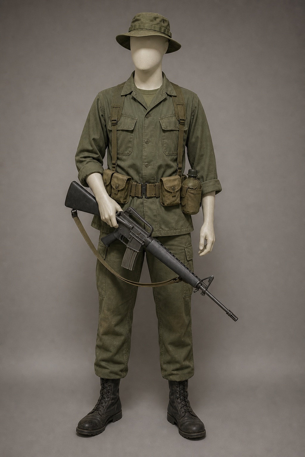 대한민국 베트남 파병 보병(1968 관찰형) (ROK Vietnam-Deployed Infantry, 1968) 복식과 무장 장비 복원 이미지