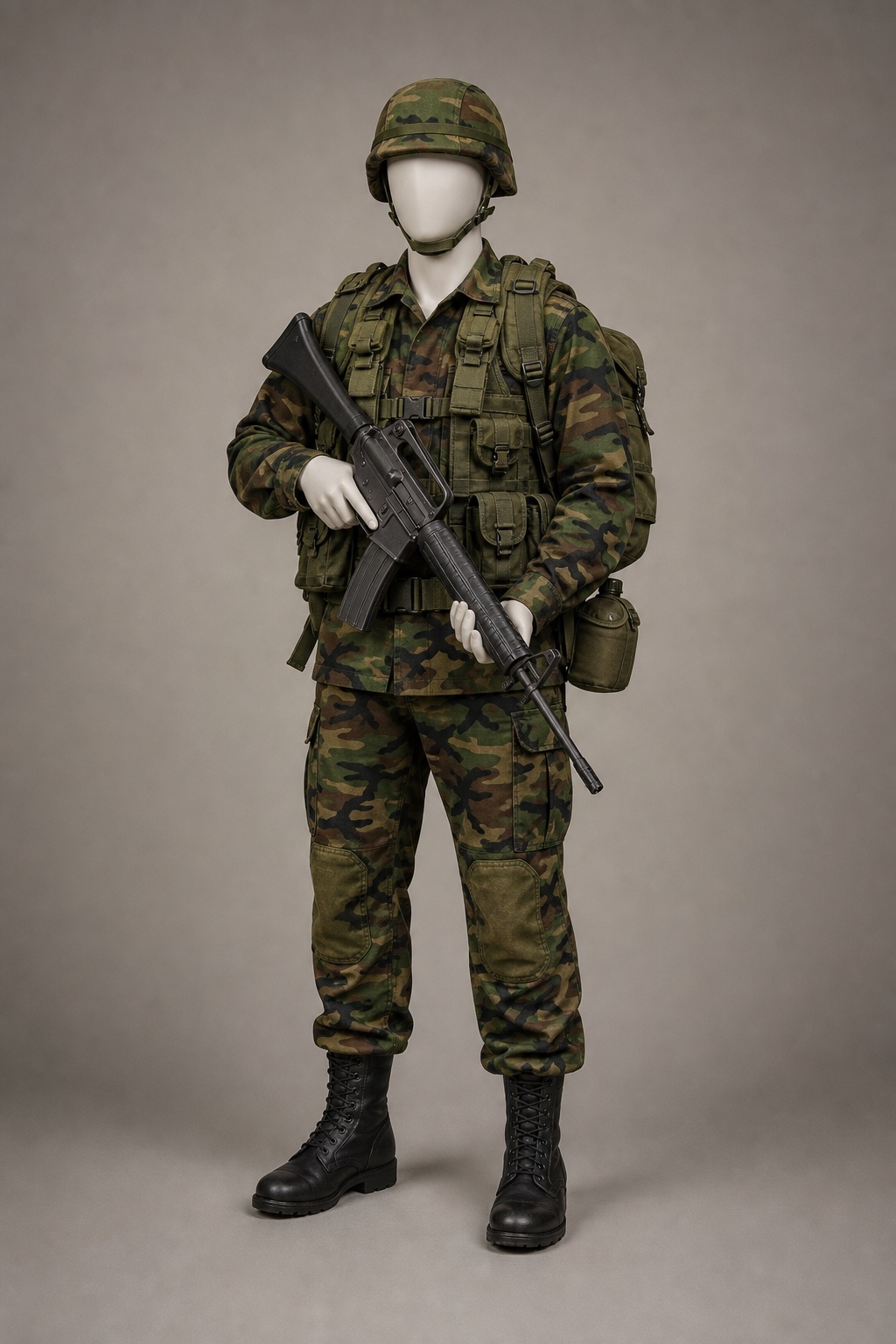 대한민국 육군 우드랜드 전투복 말기(디지털 전환 전) (ROK Army Late Woodland Uniform) 복식과 무장 장비 복원 이미지