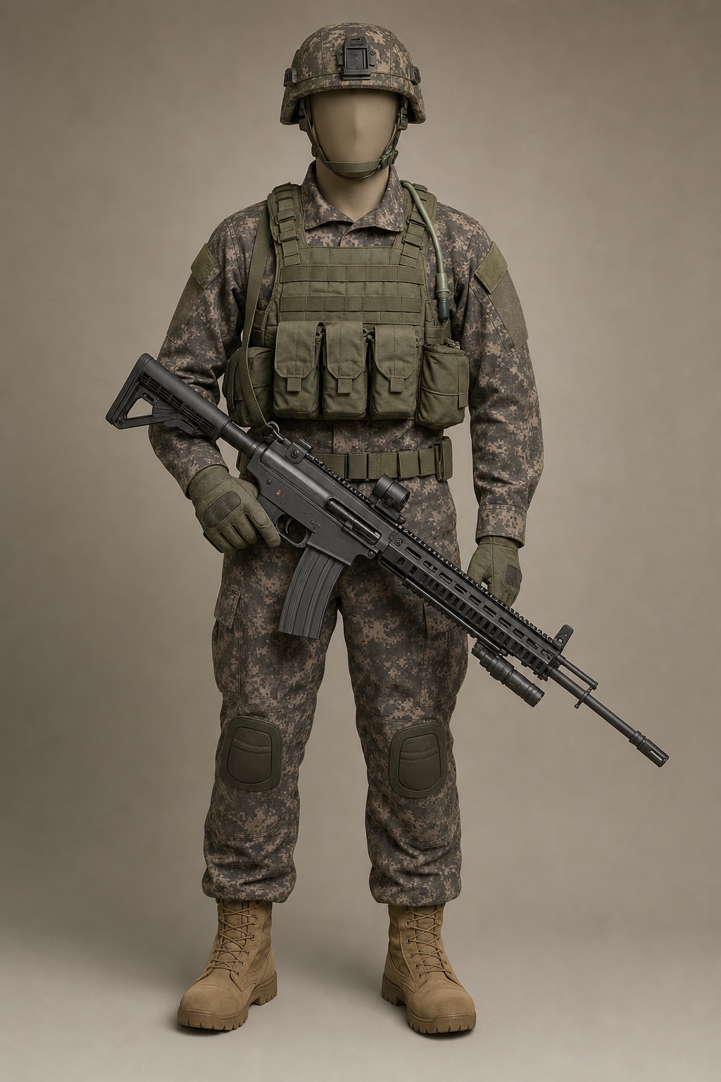 대한민국 육군 워리어 플랫폼 대대 시범운용(2019) (ROK Army Warrior Platform Trial) 복식과 무장 장비 복원 이미지