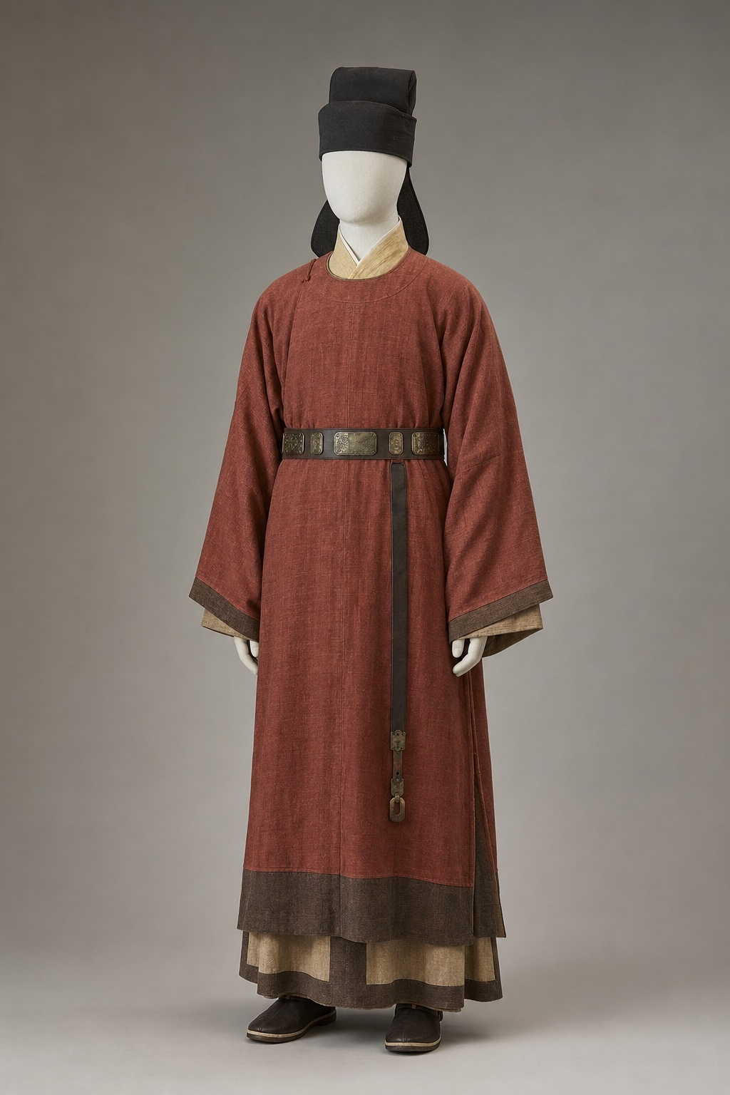 발해 관복 계열 공복 (Balhae Official Attire) 복식과 무장 장비 복원 이미지