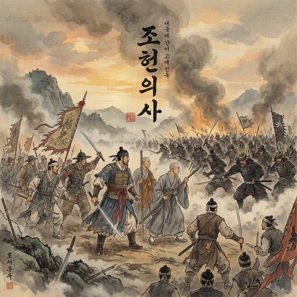 금산 전투와 조헌 의병의 순절 (1592년) 역사 자료 이미지