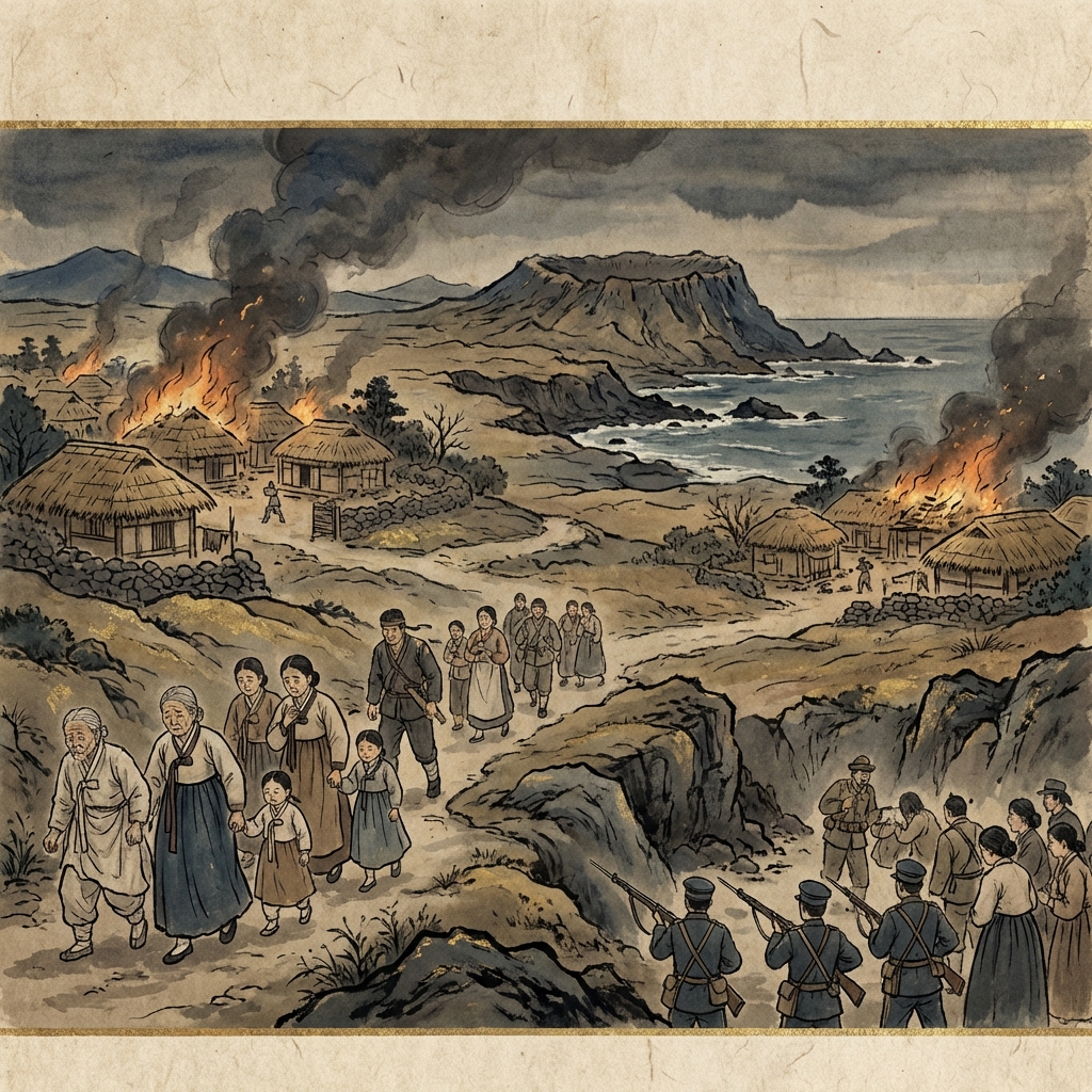 해방의 혼란과 4·3의 비극 (서기 1945-1954년) 역사 자료 이미지