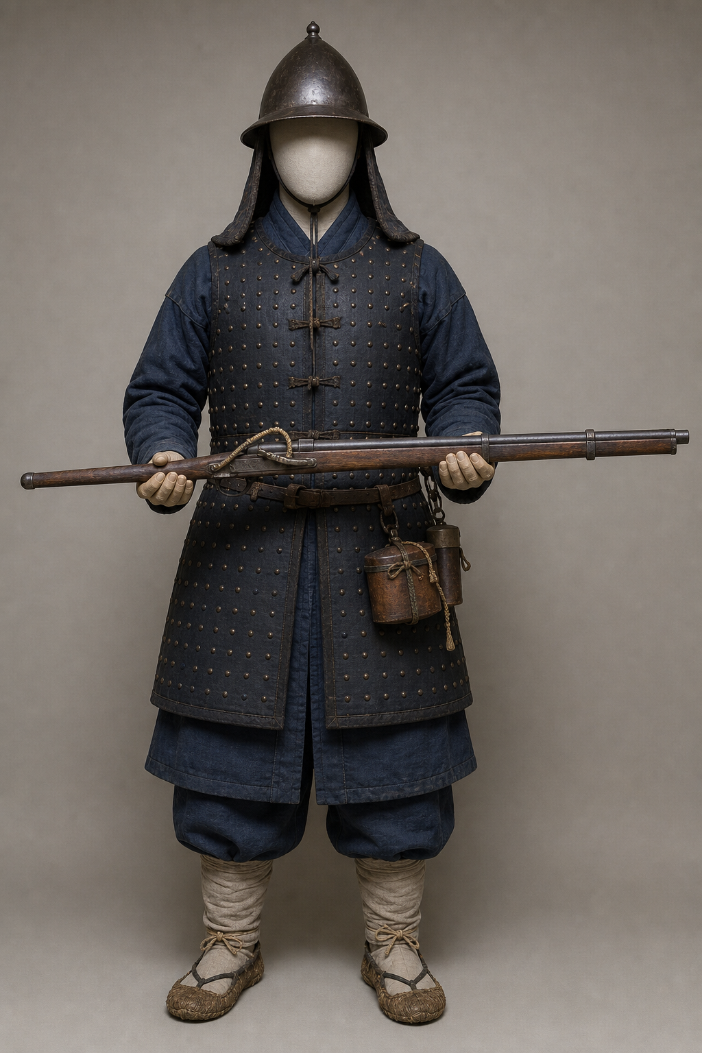 조선 훈련도감 조총수 (Joseon Musketeer) 복식과 무장 장비 복원 이미지